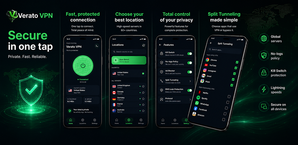 Verato VPN — production mobile application built by Verato Group